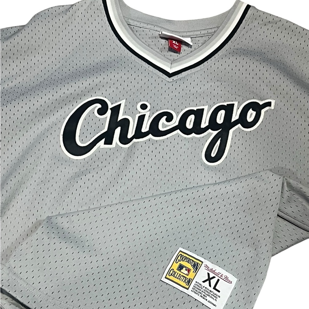 Mitchell & Ness Chicago White Sox Mesh Baseball Jersey Gray XL